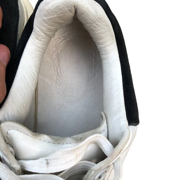 Alexander Mcqueen White & Black Oversized Sneakers Size 8 - Picture 2 of 13